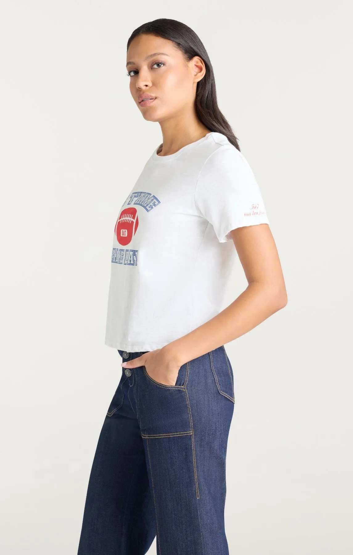 Heat Set Game Day Shrunken Tee sold by cinq a sept product image thumbnail 5