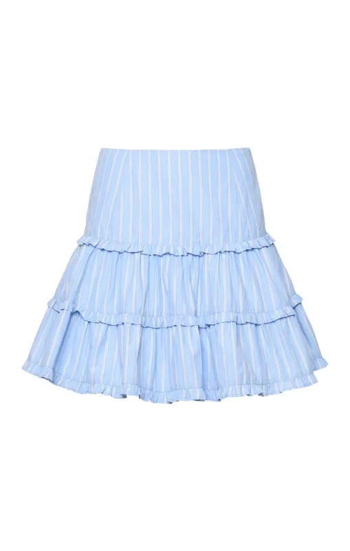 Lili Stripe Thea Skirt made by cinq a sept