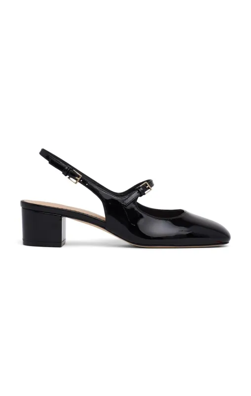 Diana Patent Slingback Block Heel sold by cinq a sept