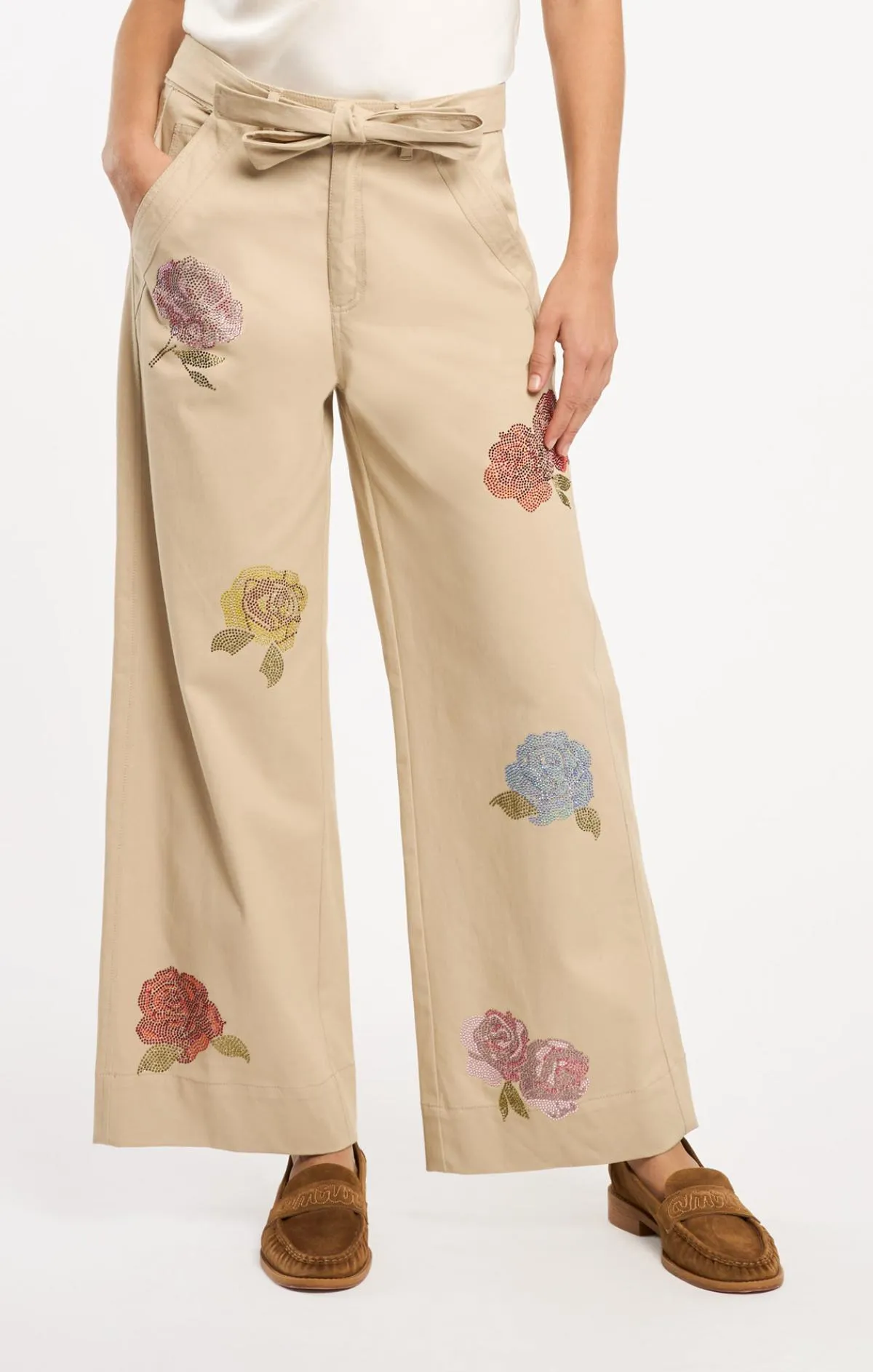 Heatset Roses Mylah Pant sold by cinq a sept product image thumbnail 3