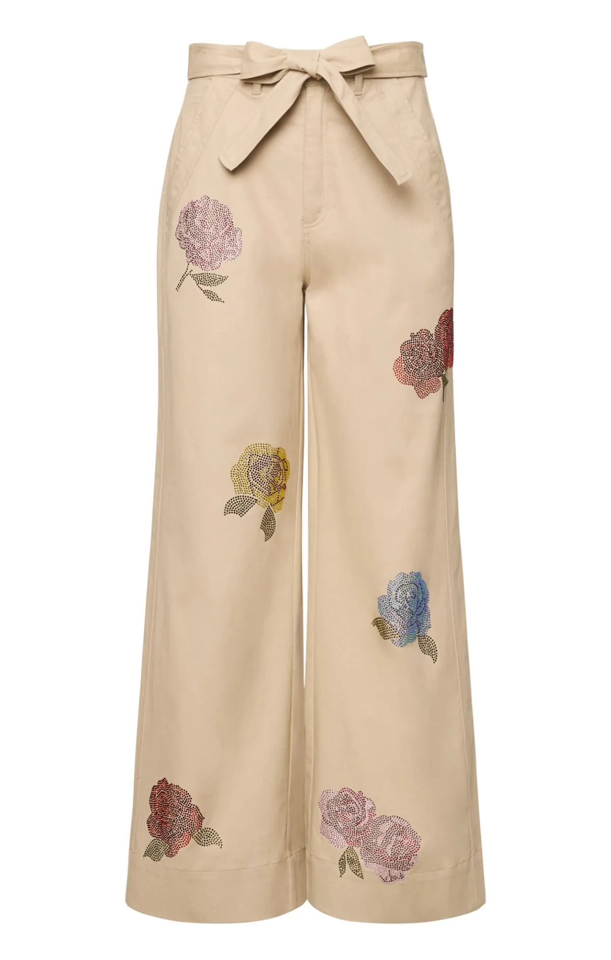 Heatset Roses Mylah Pant sold by cinq a sept