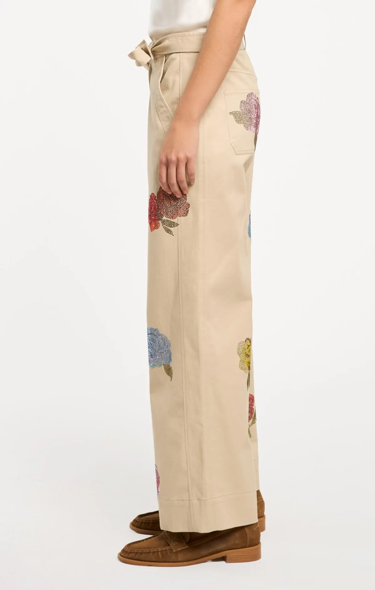 Heatset Roses Mylah Pant sold by cinq a sept product image thumbnail 4