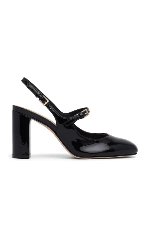 Lola Patent Slingback Heel sold by cinq a sept