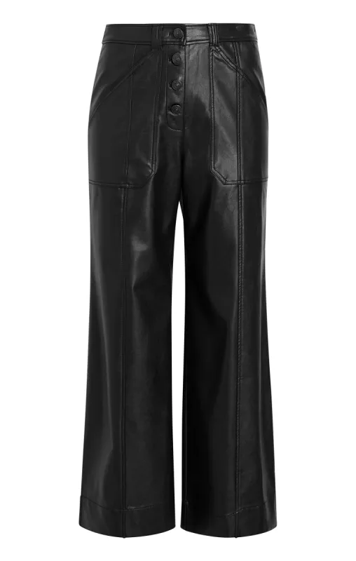 Faux Leather Benji Pant sold by cinq a sept