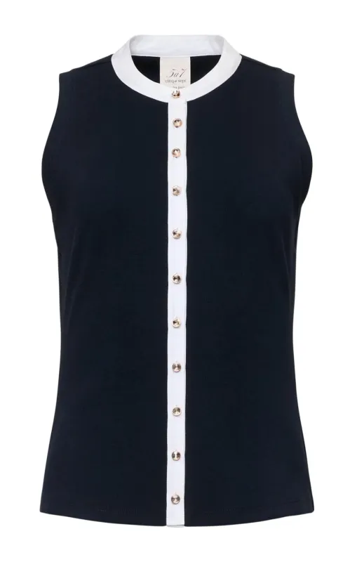 Sleeveless Beverly Top made by cinq a sept