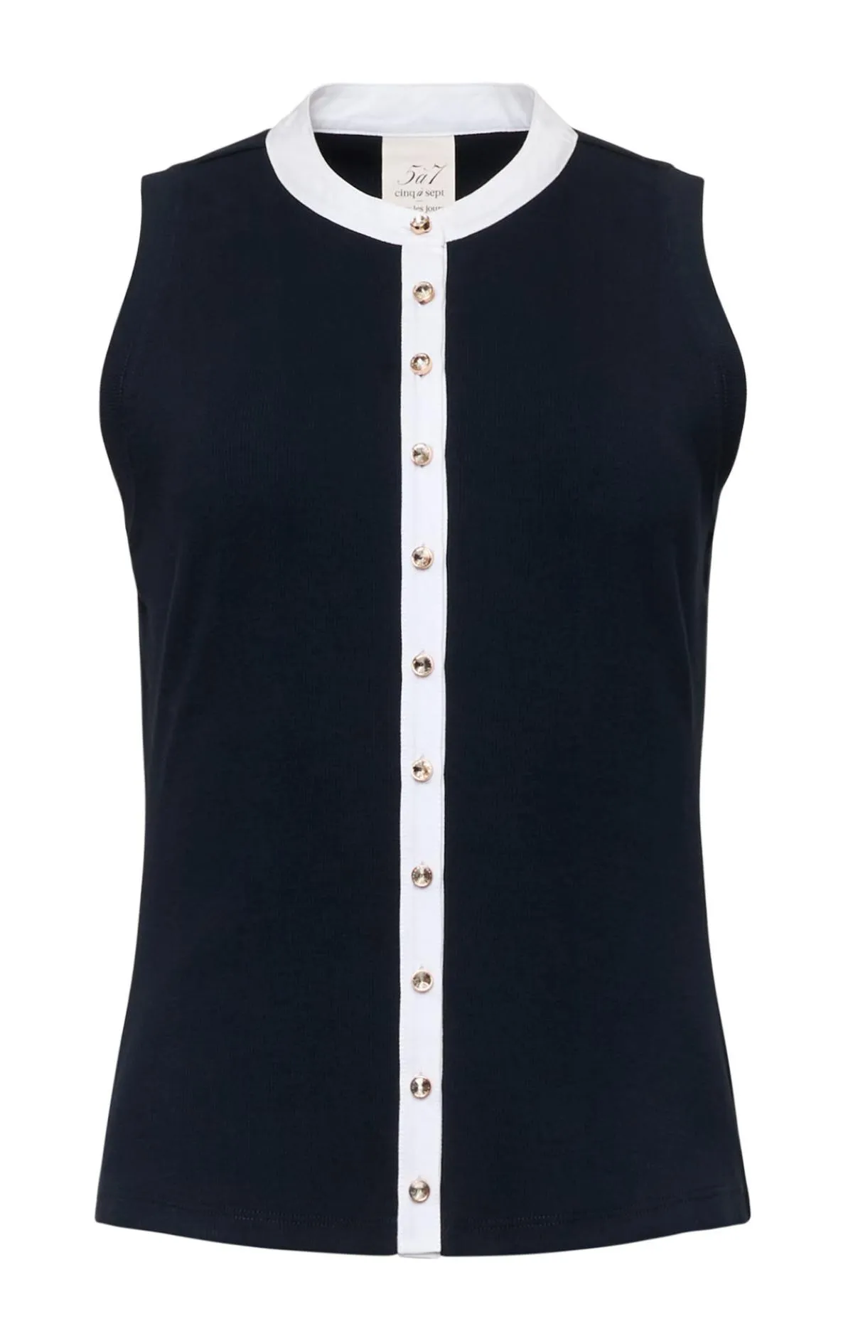 Sleeveless Beverly Top sold by cinq a sept