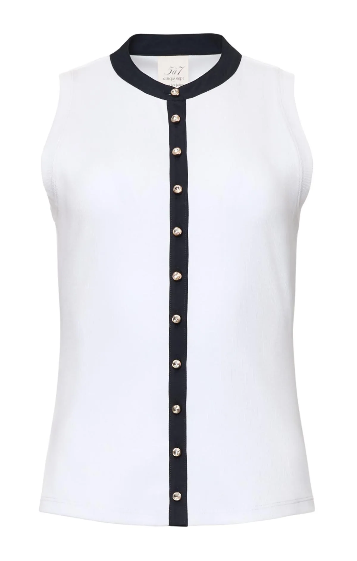 Sleeveless Beverly Top sold by cinq a sept