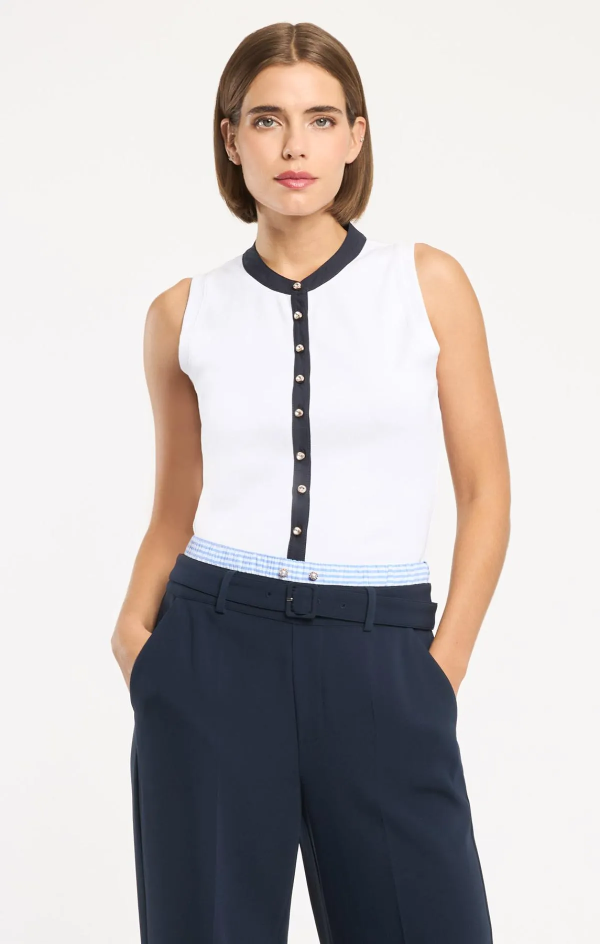 Sleeveless Beverly Top sold by cinq a sept product image thumbnail 2