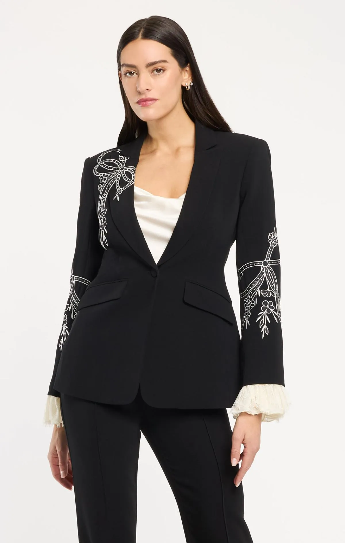 Cascading Ribbon Cheyenne Blazer sold by cinq a sept product image thumbnail 2