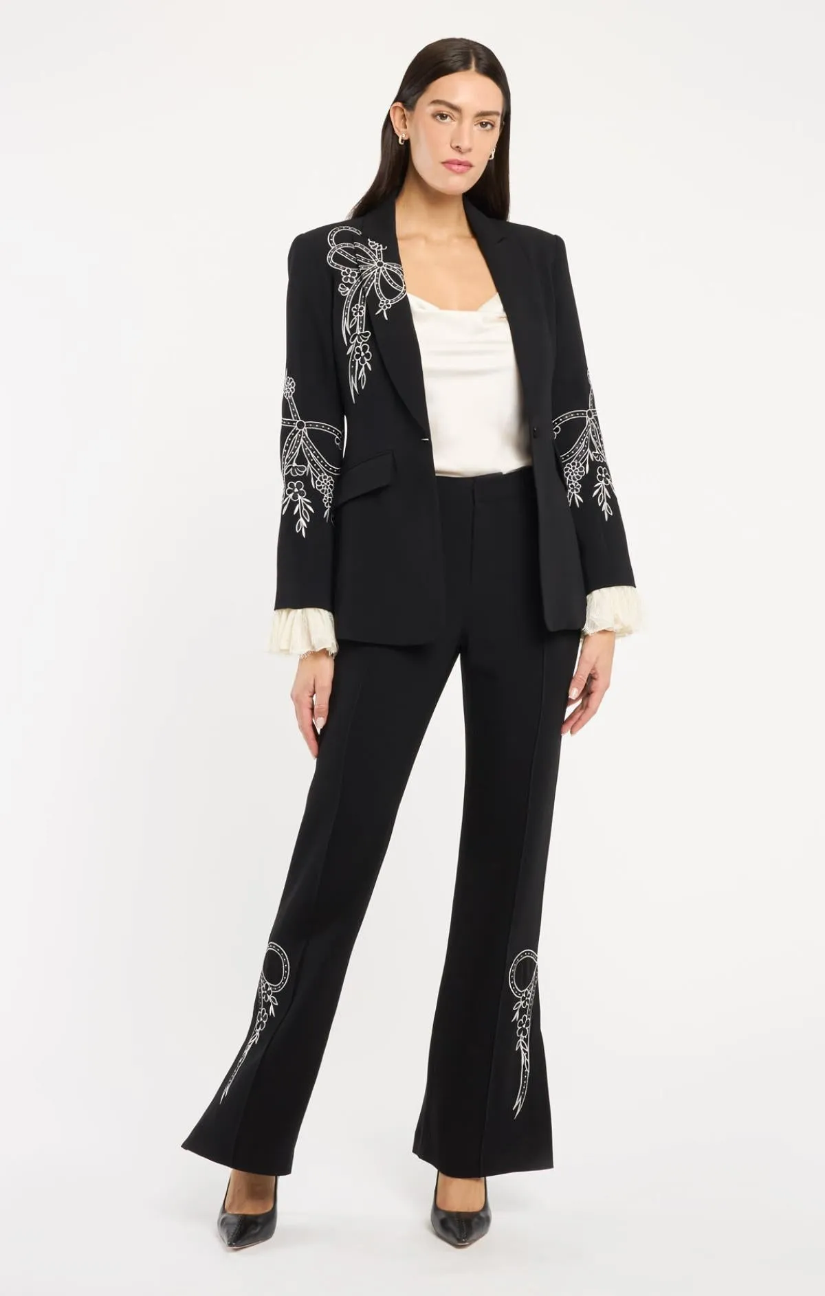 Cascading Ribbon Cheyenne Blazer sold by cinq a sept product image thumbnail 5