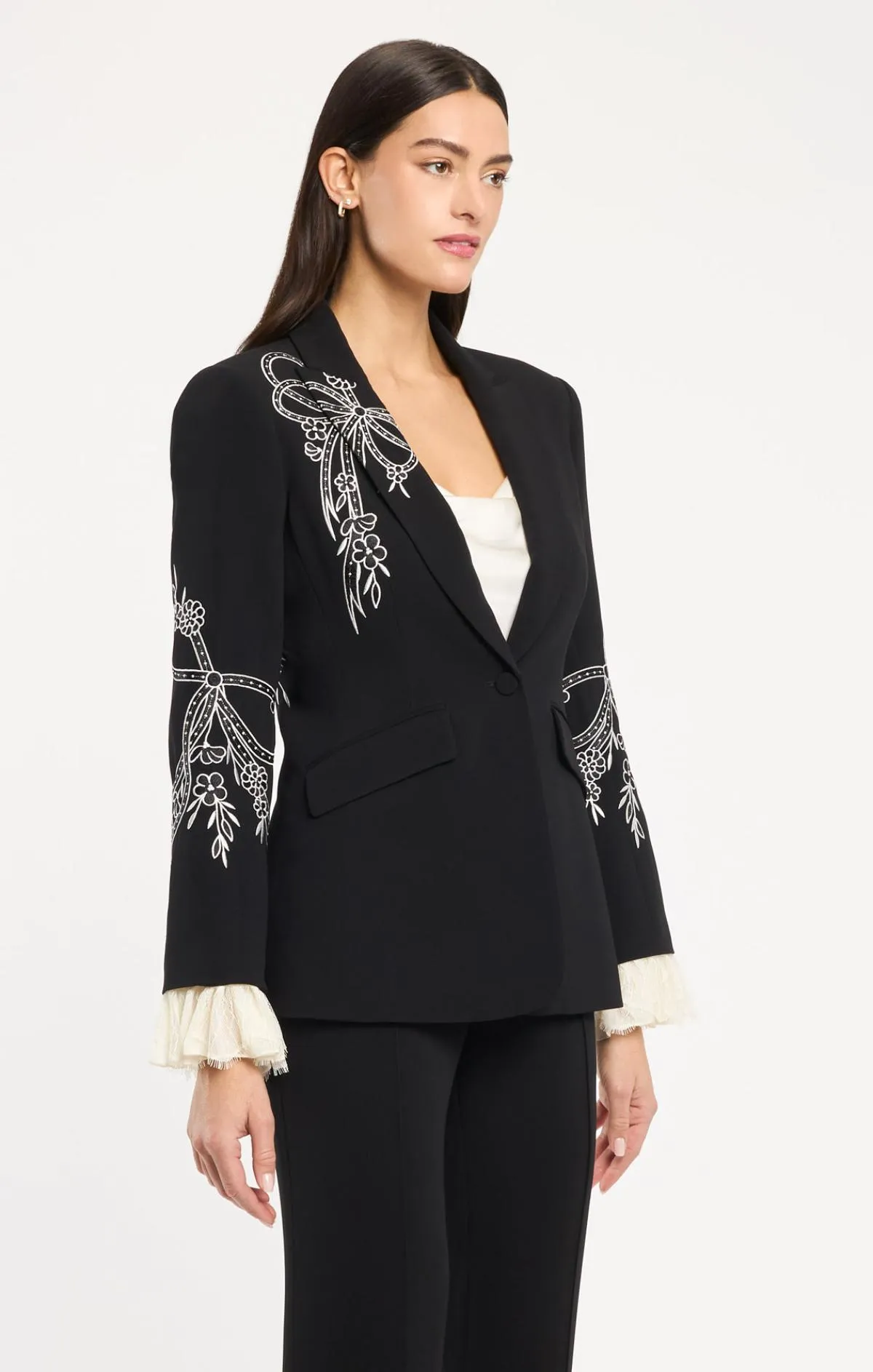 Cascading Ribbon Cheyenne Blazer sold by cinq a sept product image thumbnail 3