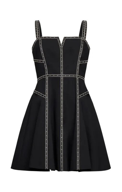 Ribbon Embellished Jelena Dress sold by cinq a sept