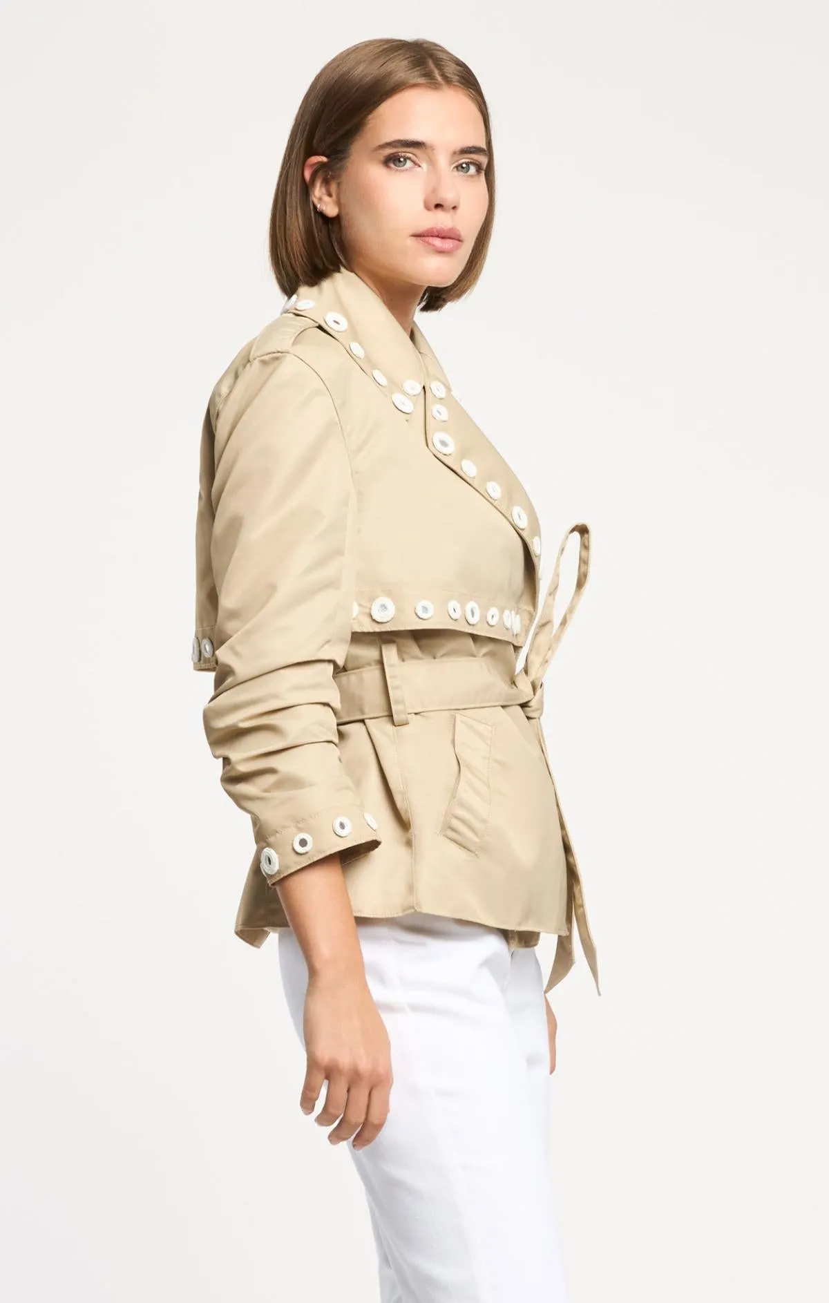 Crochet Mirrors Short Yates Trench sold by cinq a sept product image thumbnail 3