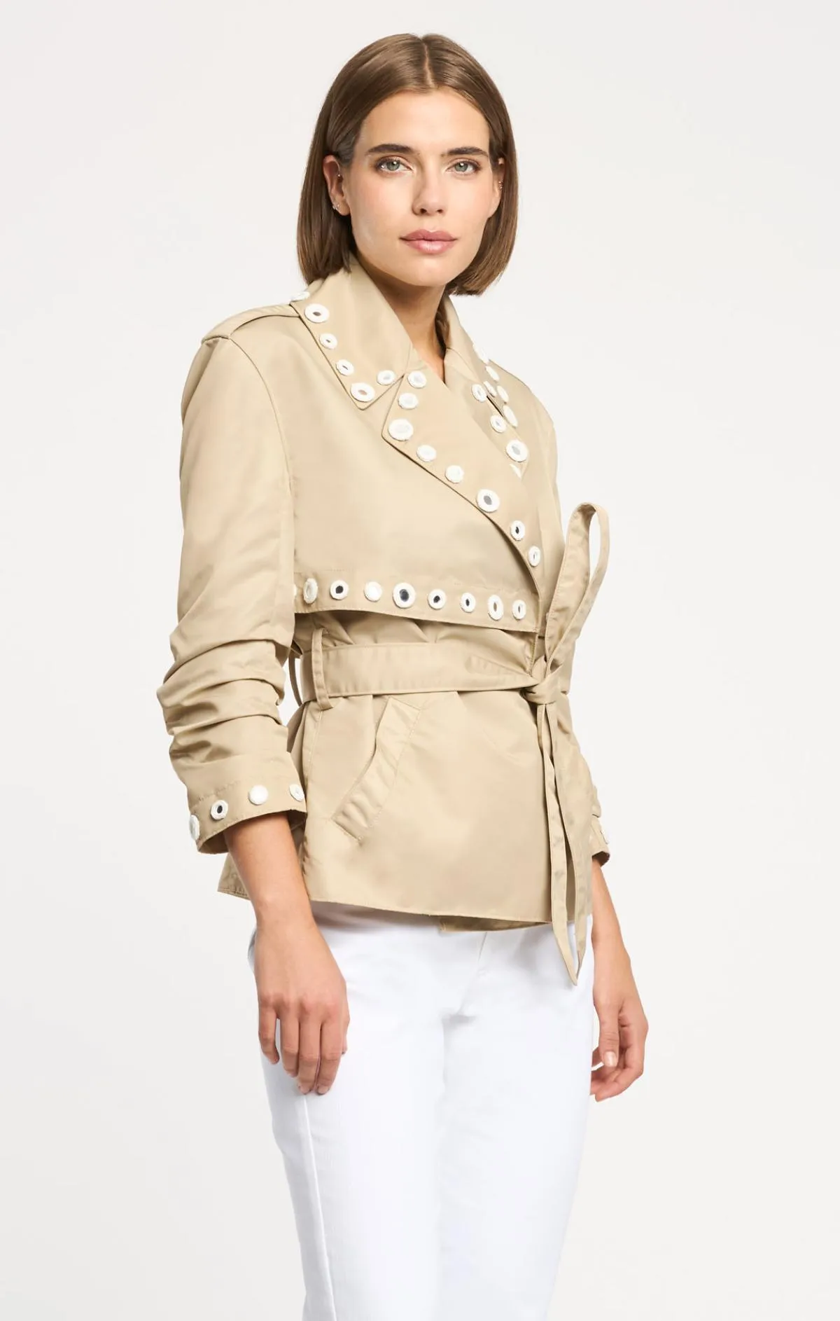 Crochet Mirrors Short Yates Trench sold by cinq a sept product image thumbnail 2