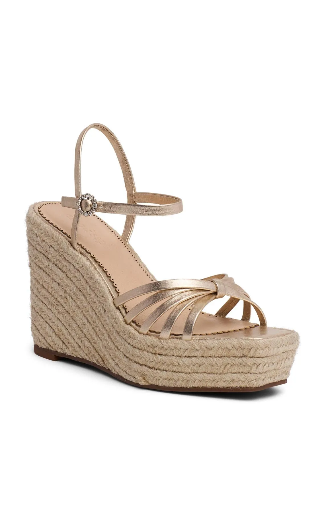 Helen Metallic Espadrille Wedge sold by cinq a sept product image thumbnail 2