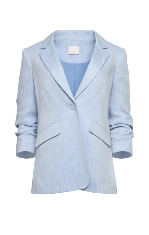 Linen Suiting Kylie Blazer made by cinq a sept