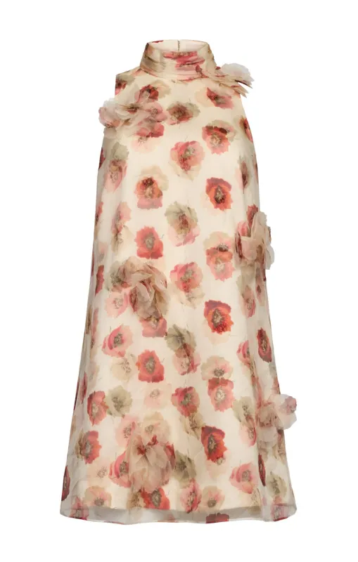 Floating Poppies Sylvia Dress sold by cinq a sept