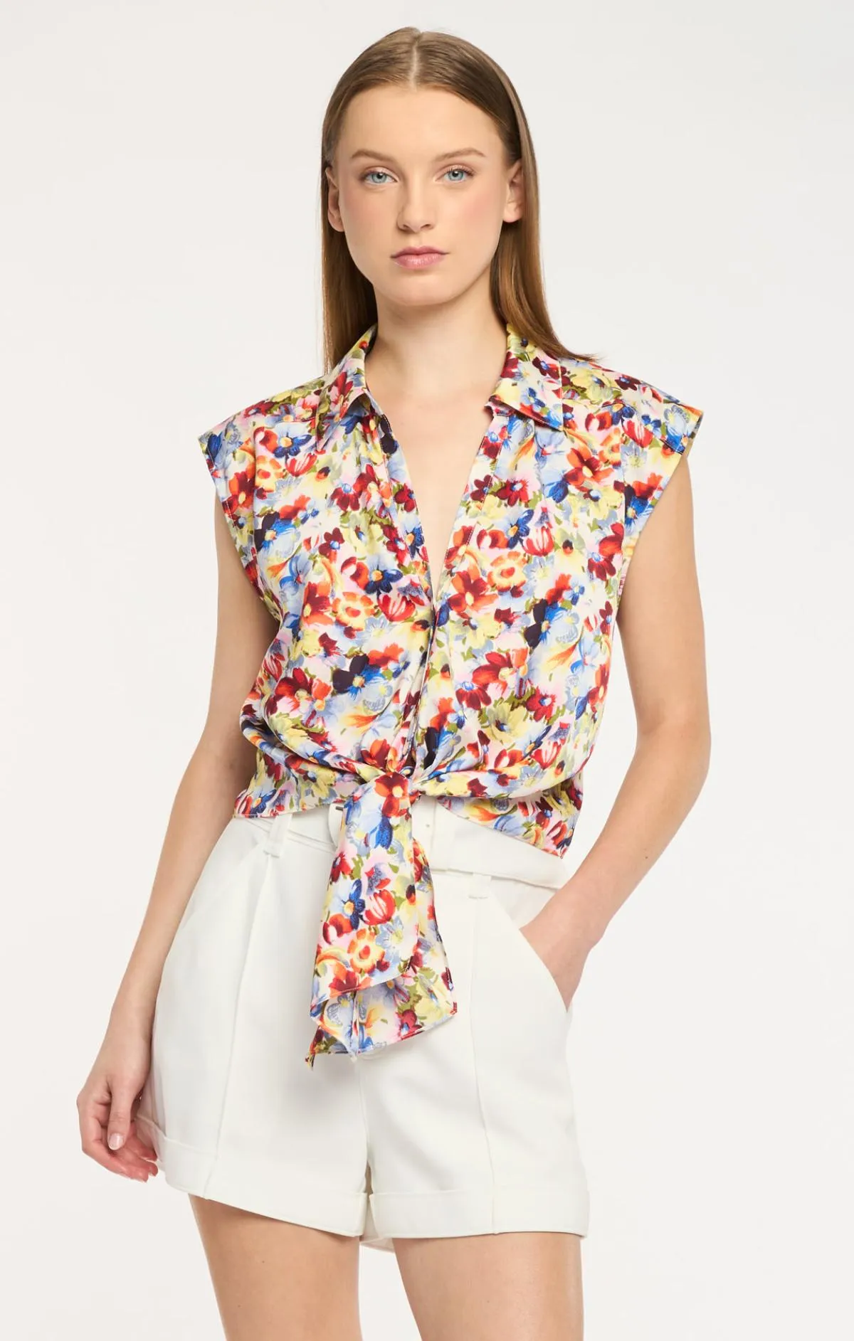 Wildflower Bunch Sleeveless Marianna Top sold by cinq a sept product image thumbnail 2