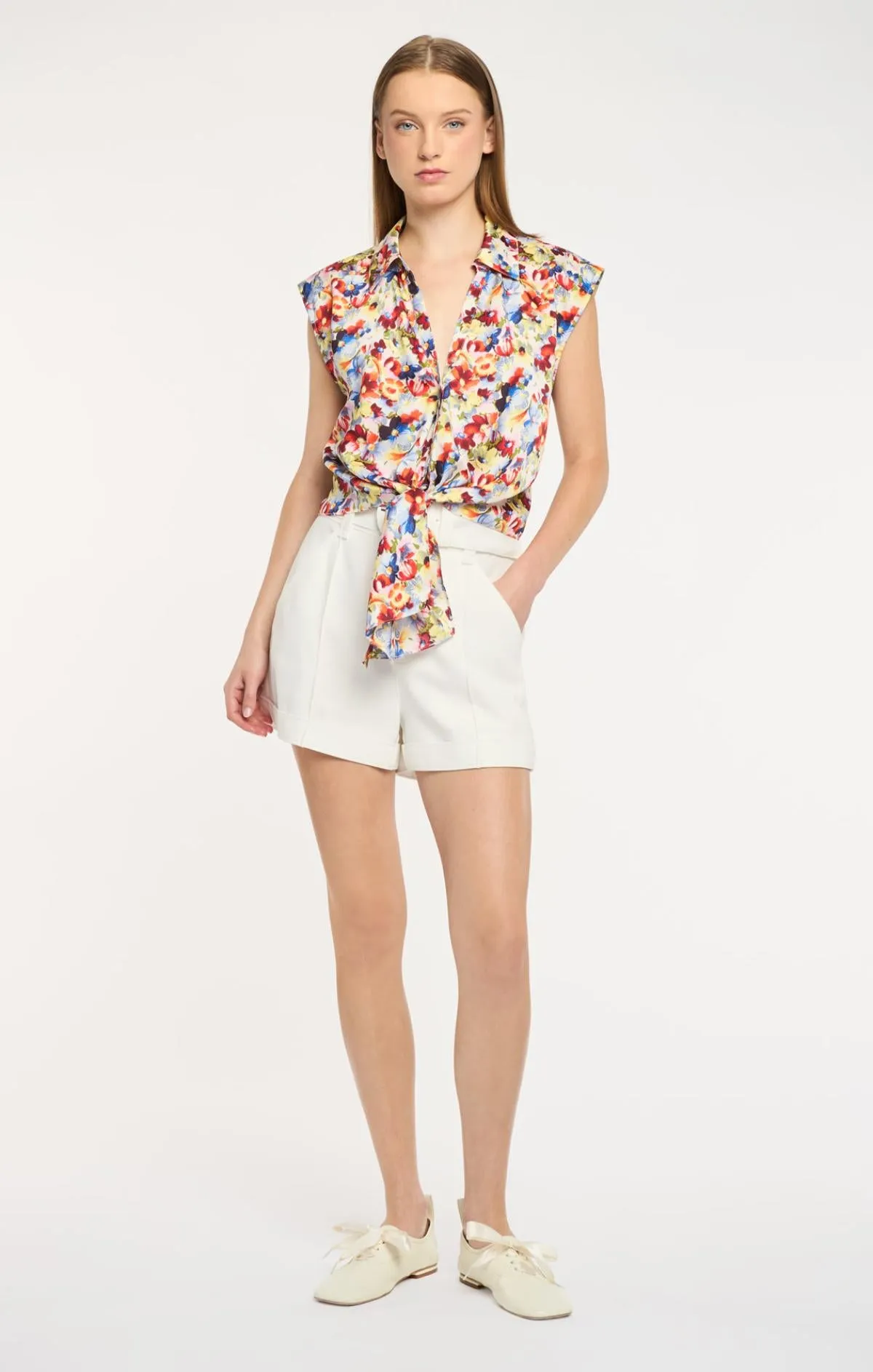 Wildflower Bunch Sleeveless Marianna Top sold by cinq a sept product image thumbnail 3