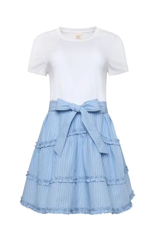 Jessie Stripe Kasen Dress made by cinq a sept