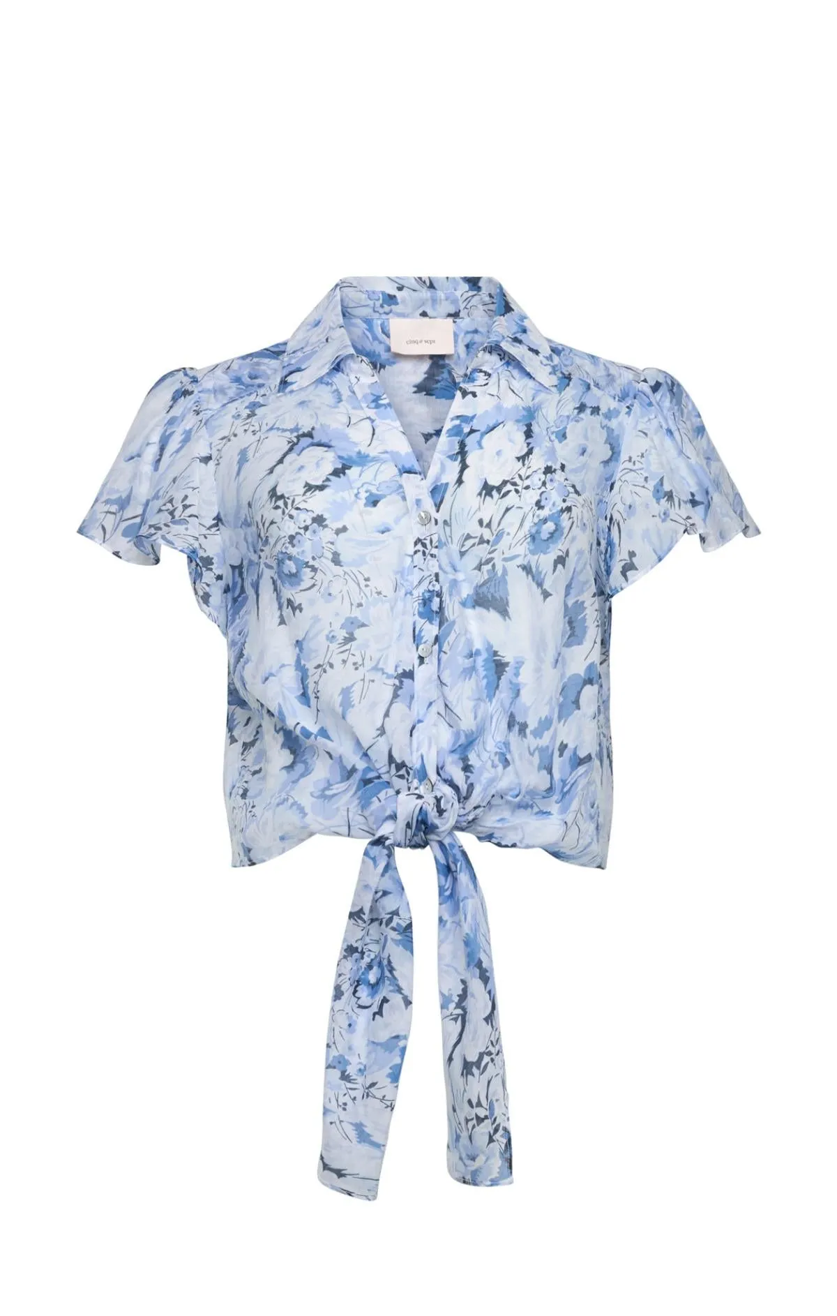 Heirloom Petals Flutter Sleeve Marianna Top sold by cinq a sept