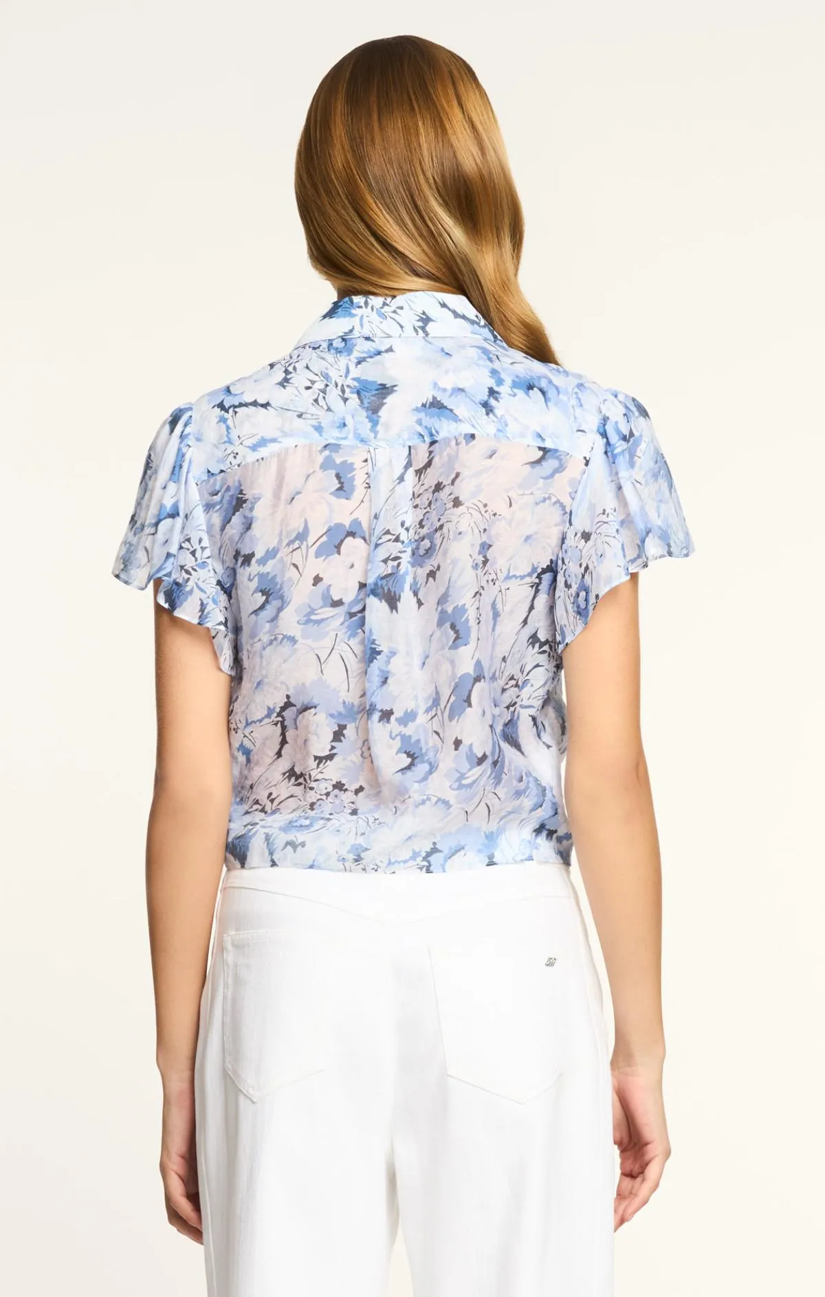 Heirloom Petals Flutter Sleeve Marianna Top sold by cinq a sept product image thumbnail 5