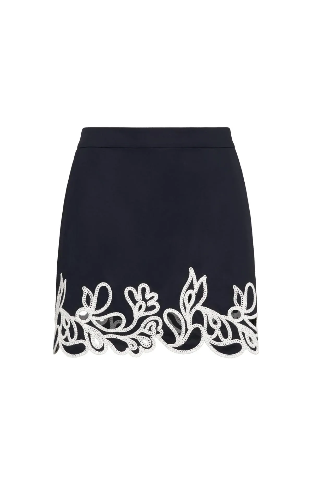 Paisley Bloom Embroidered Bonnie Skort sold by cinq a sept