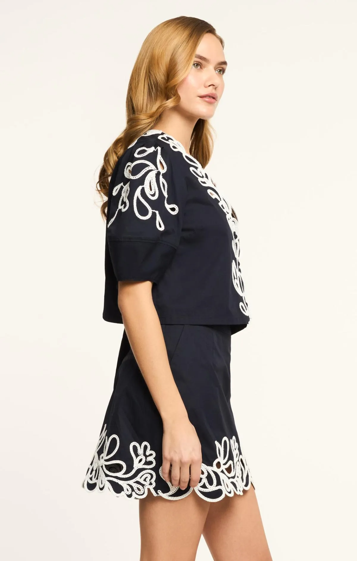 Paisley Bloom Embroidered Bellara Top sold by cinq a sept product image thumbnail 3