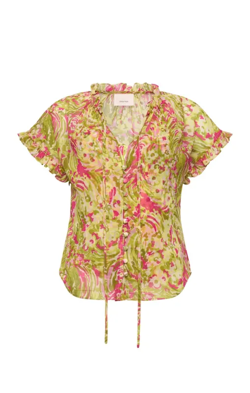 Daisy Swirl Jenise Top made by cinq a sept