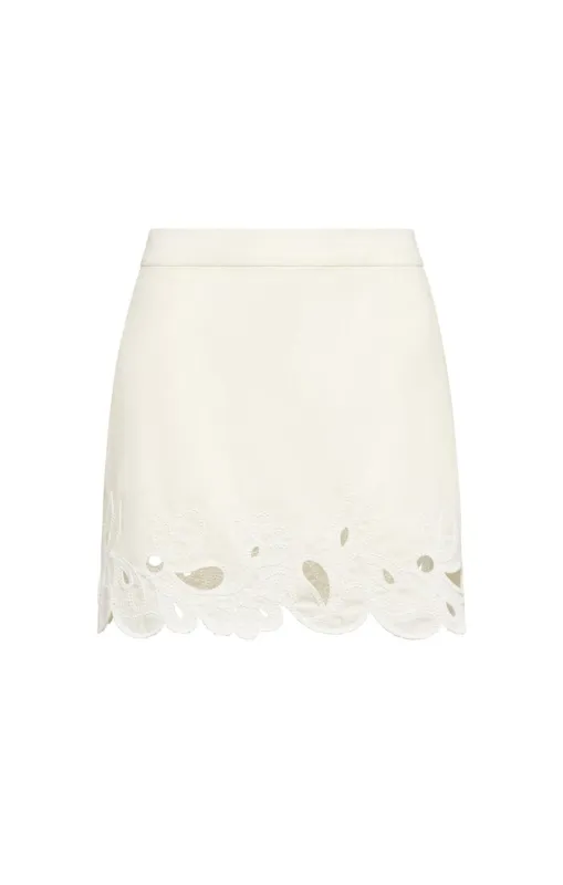 Paisley Bloom Embroidered Bonnie Skort made by cinq a sept