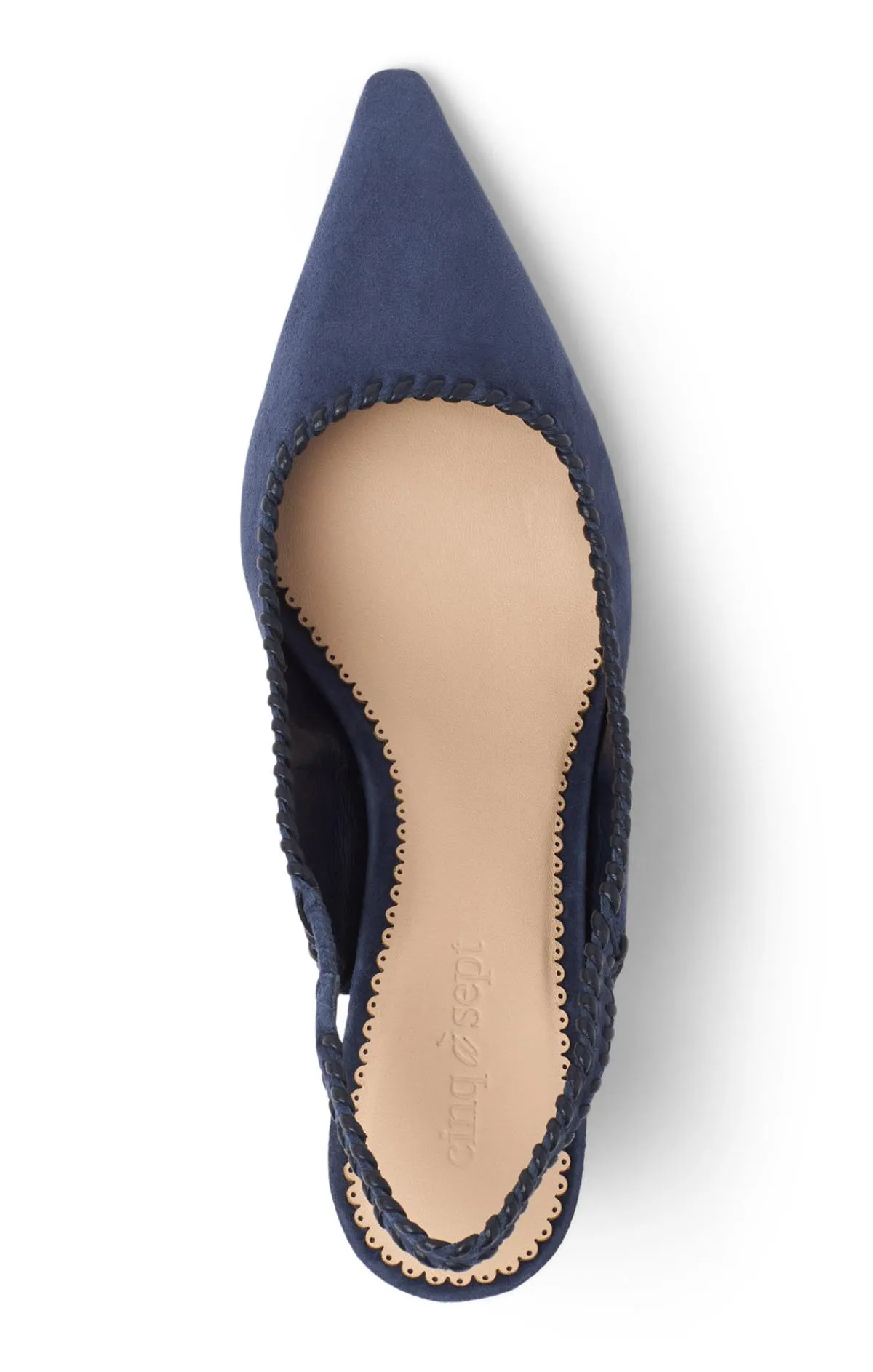 Sylvie Suede Slingback Pump sold by cinq a sept product image thumbnail 3
