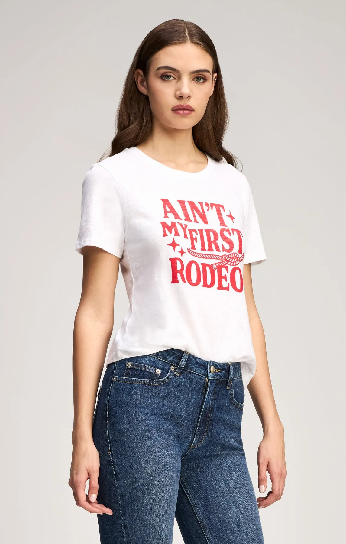 Aint My First Rodeo Shrunken Tee sold by cinq a sept product image thumbnail 4