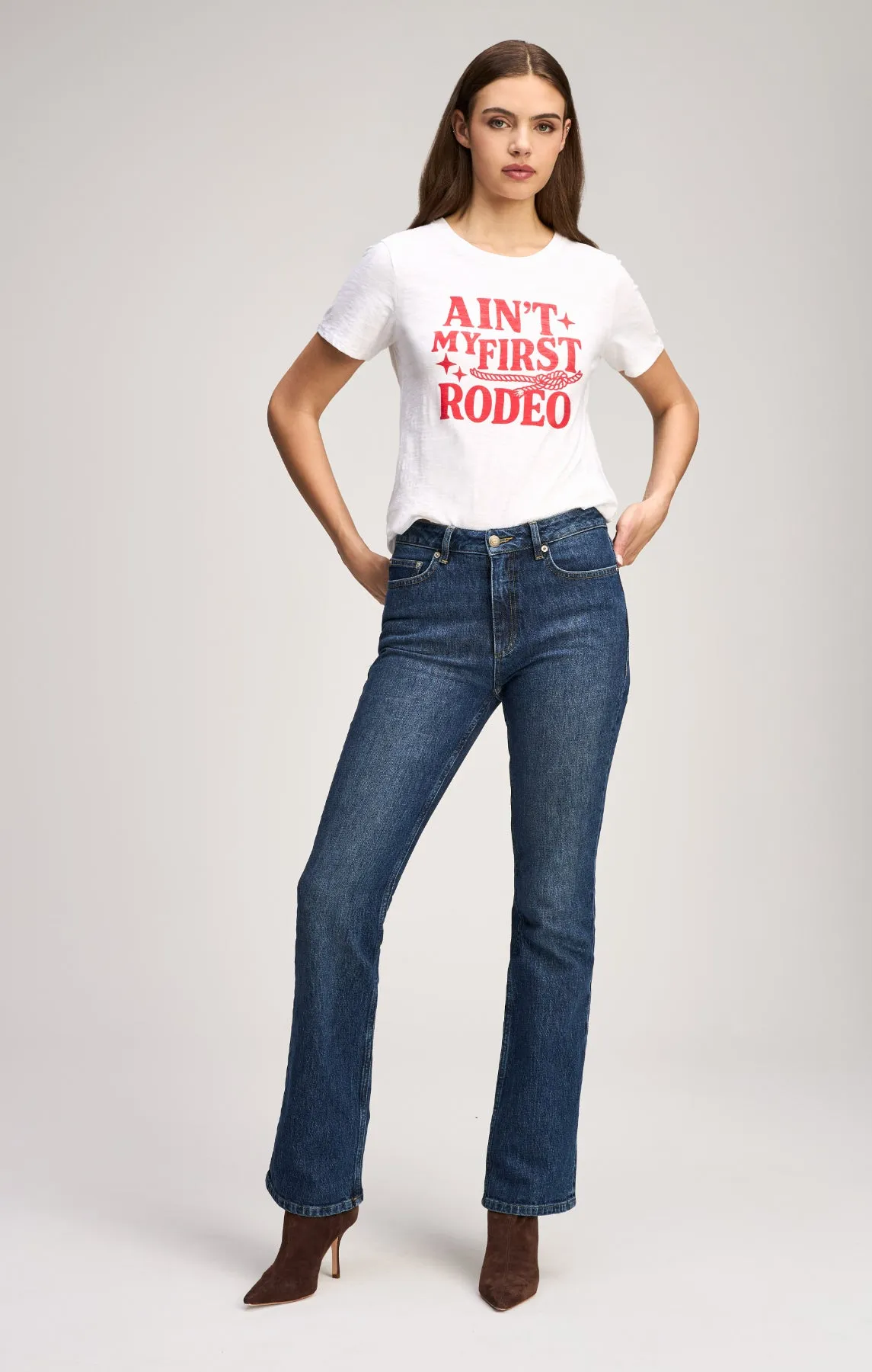 Aint My First Rodeo Shrunken Tee sold by cinq a sept product image thumbnail 3