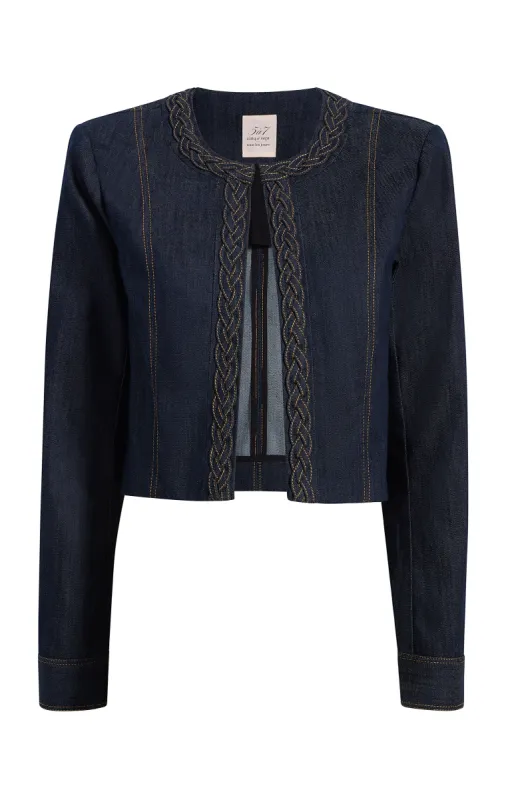 Braided Ayala Jacket sold by cinq a sept