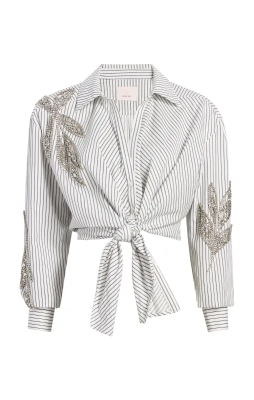 Crystal Floral Marianna Top sold by cinq a sept