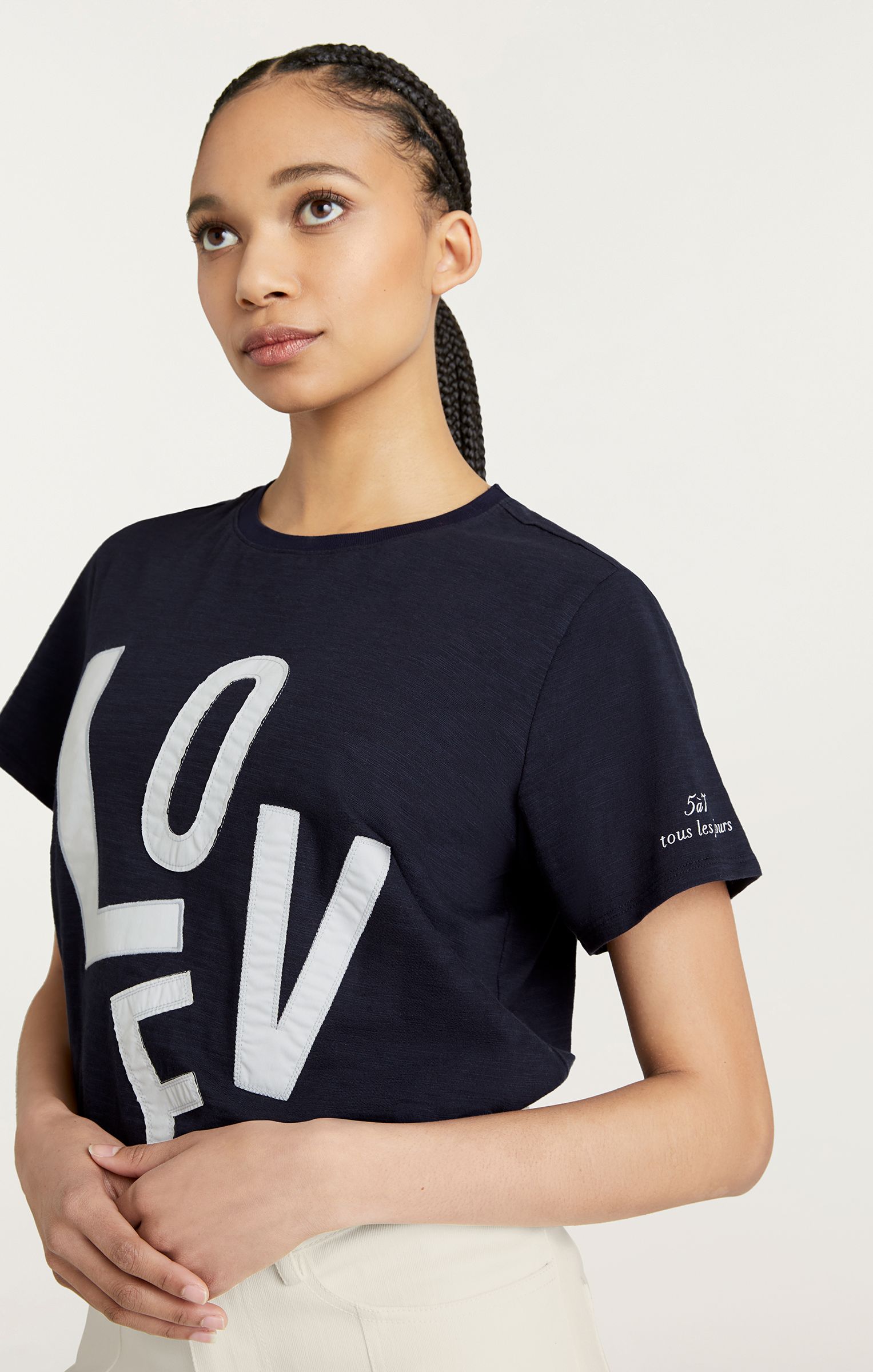 Poplin Spell Love Tee sold by cinq a sept product image thumbnail 4