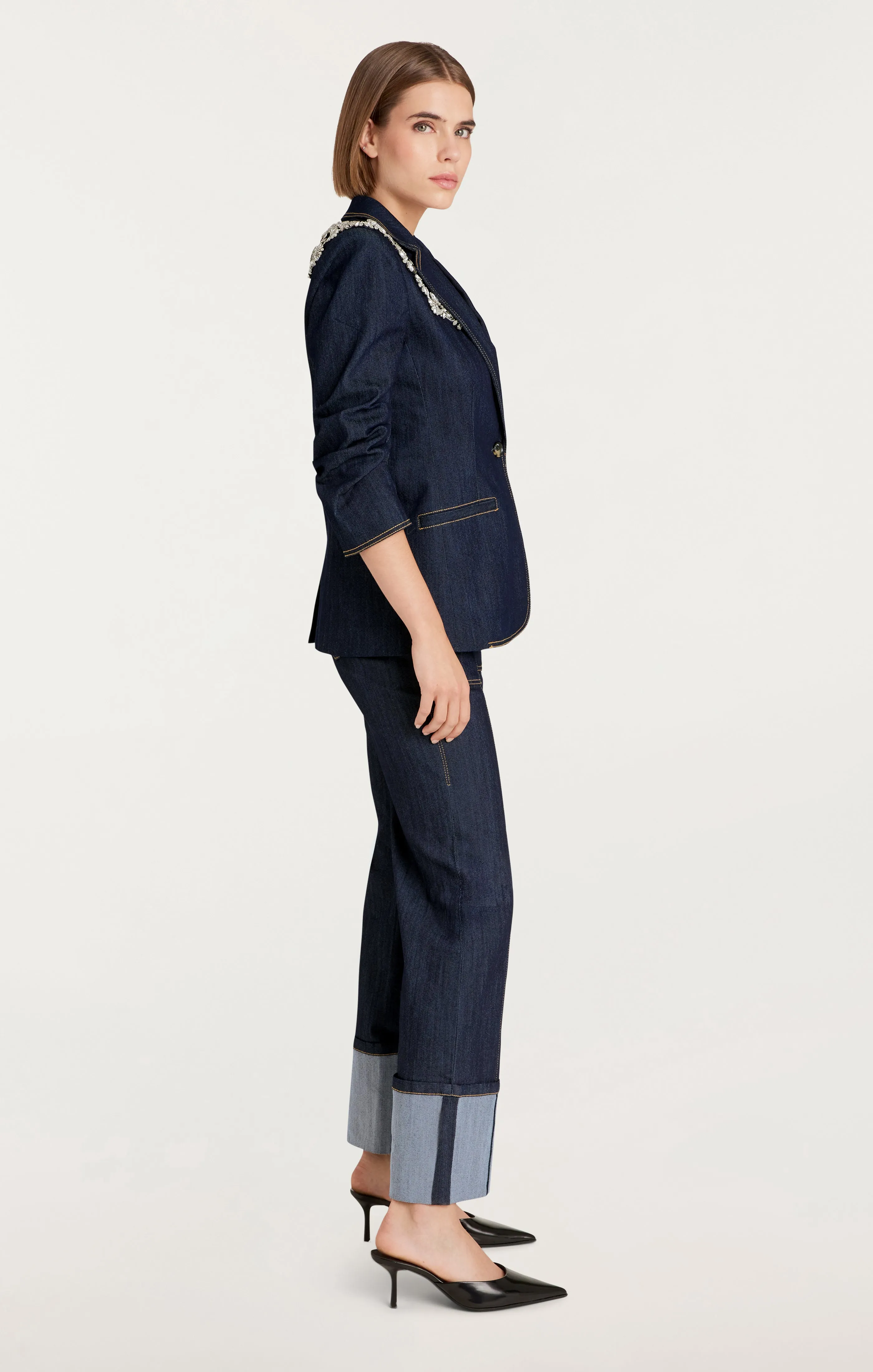 Crystal Chrysanthemum Khloe Blazer sold by cinq a sept product image thumbnail 3