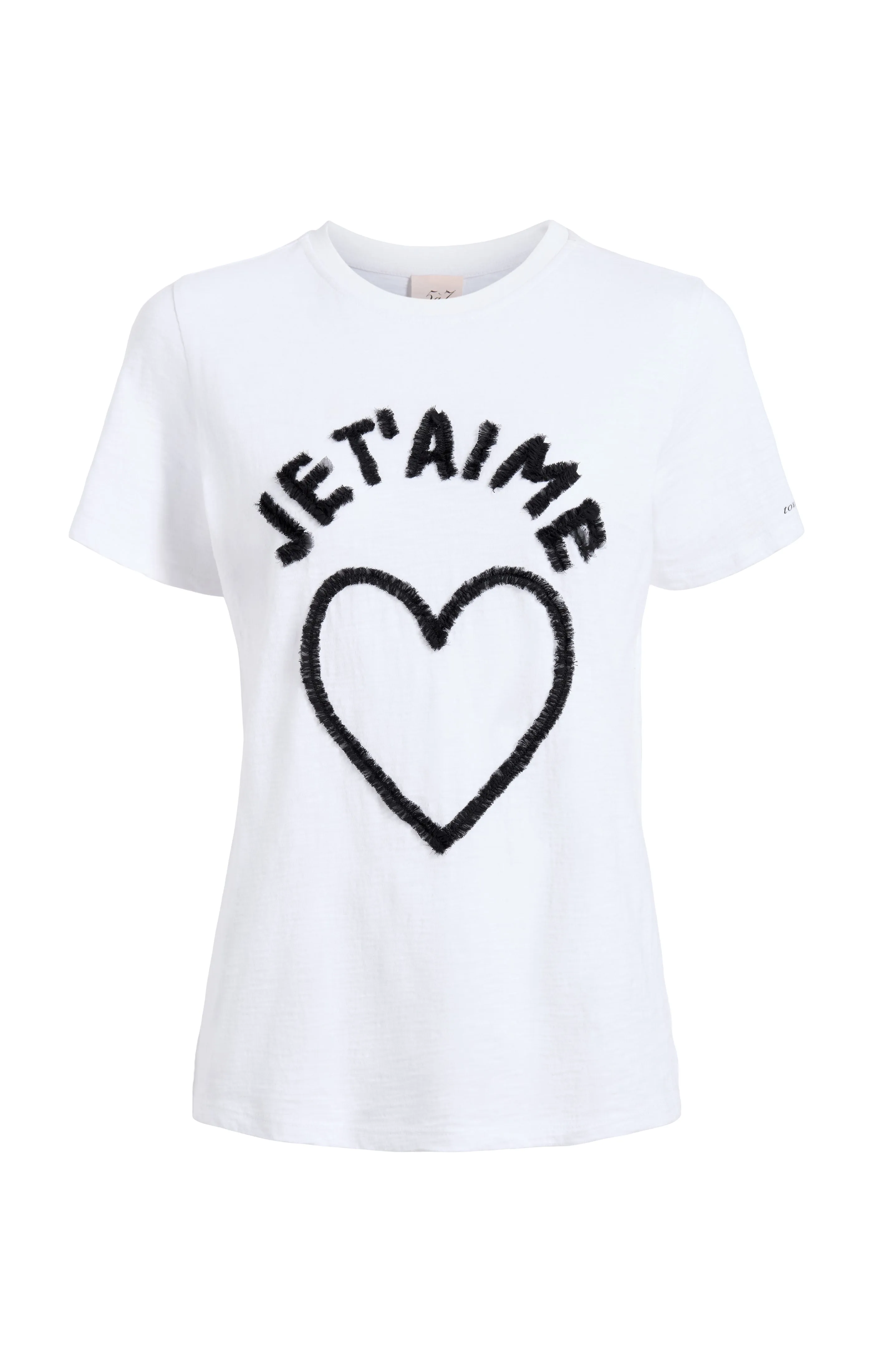 Textured Je T'aime Tee sold by cinq a sept