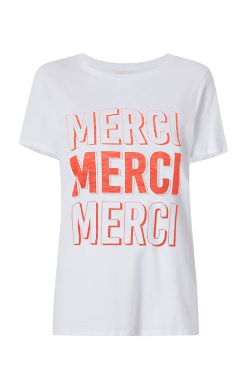 Pop Up Merci Merci Merci Tee sold by cinq a sept