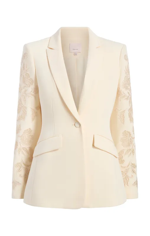 Cutout Paisley Embellished Cheyenne Blazer sold by cinq a sept