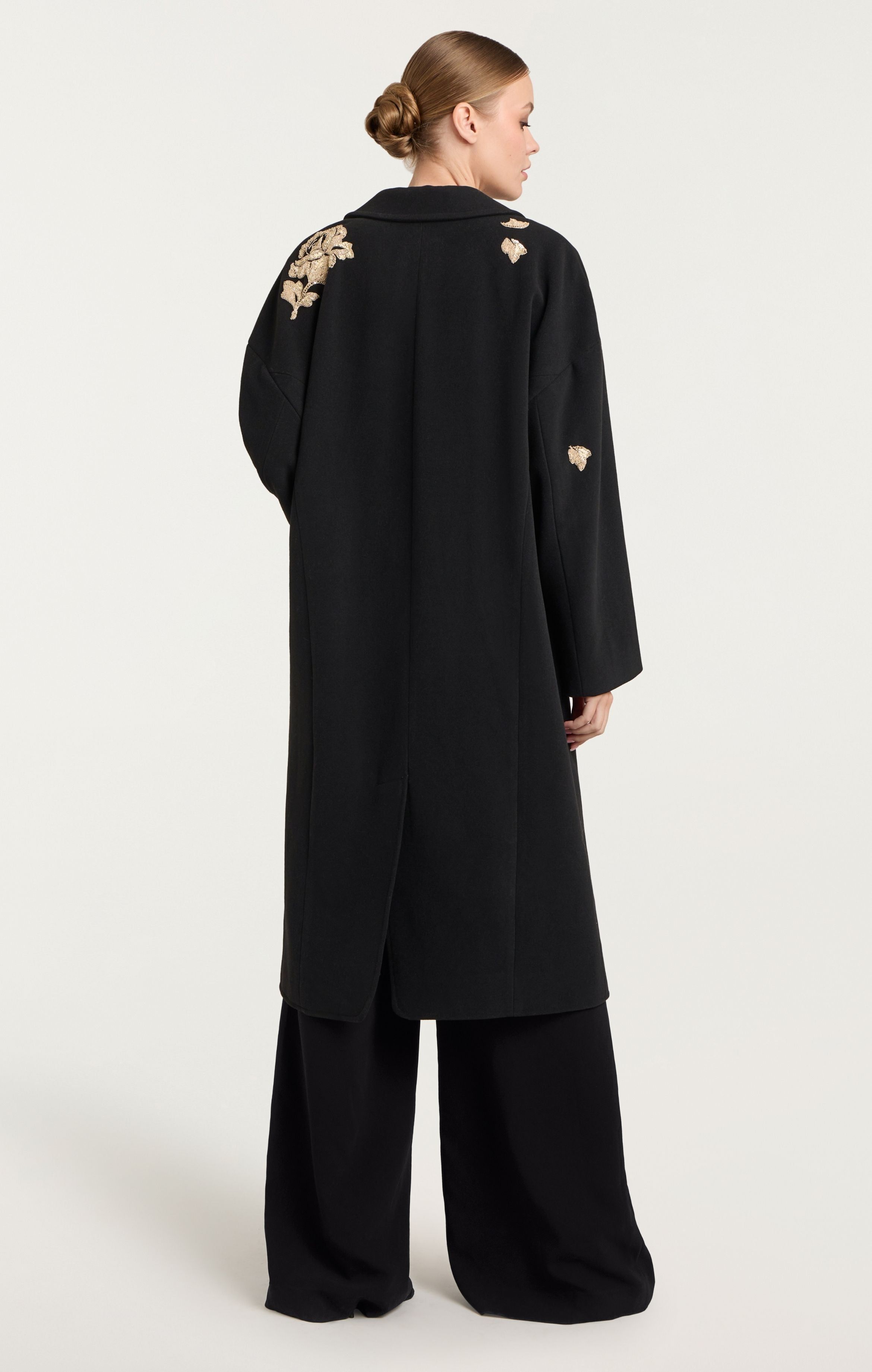 Rose Embellished Gravis Coat sold by cinq a sept product image thumbnail 3