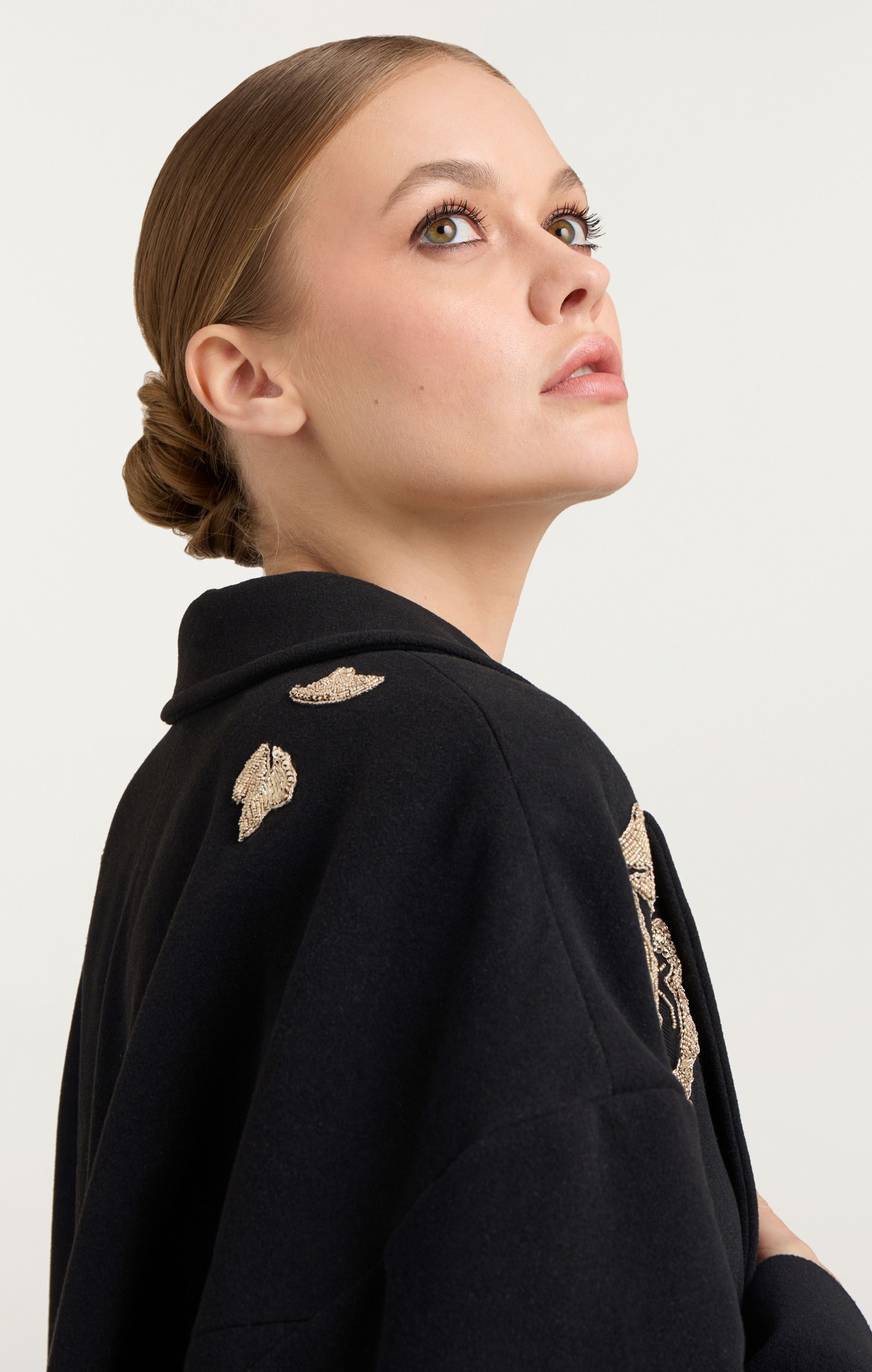 Rose Embellished Gravis Coat sold by cinq a sept product image thumbnail 4