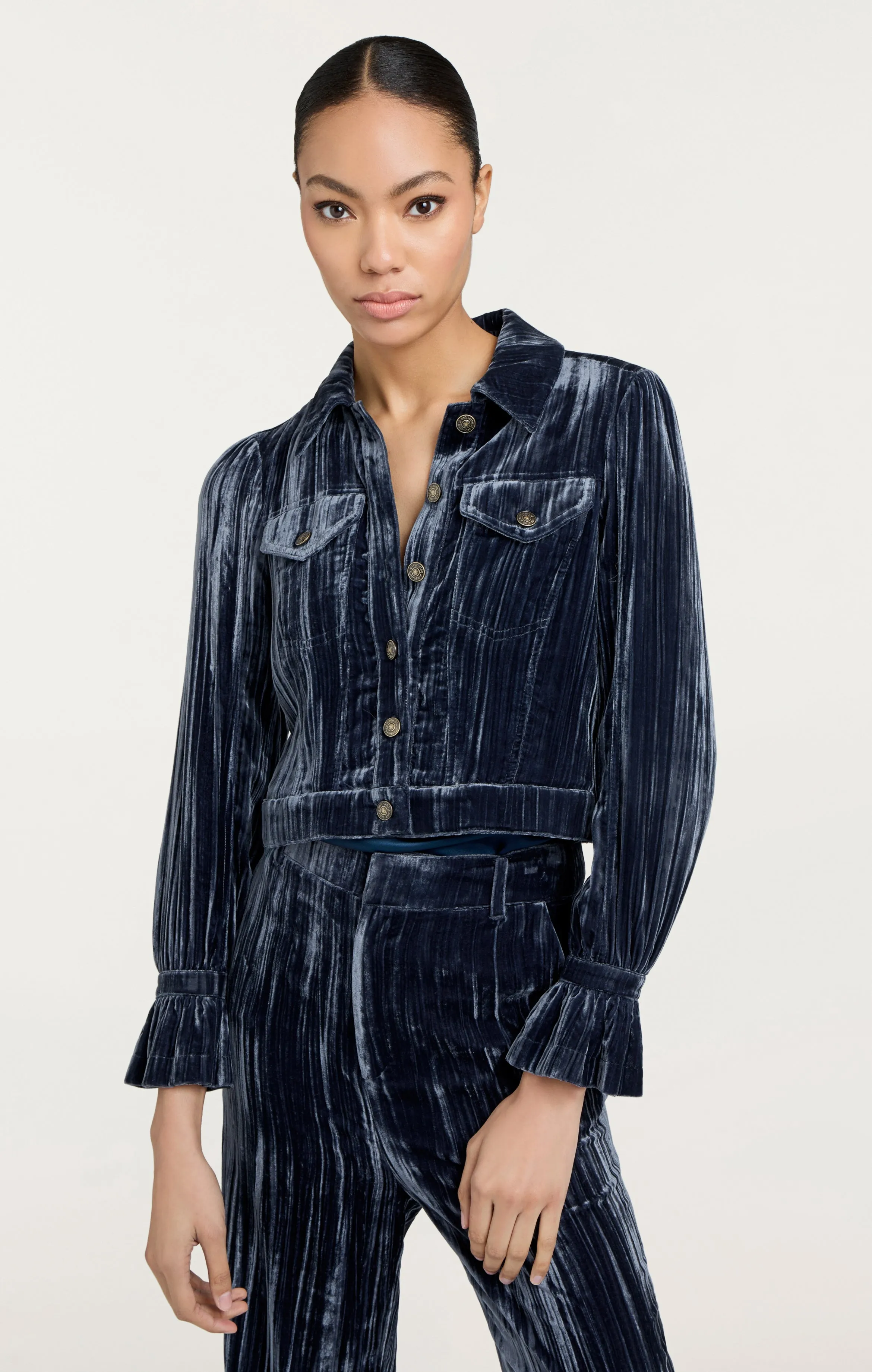 Crushed Velvet Dillon Jacket sold by cinq a sept product image thumbnail 5