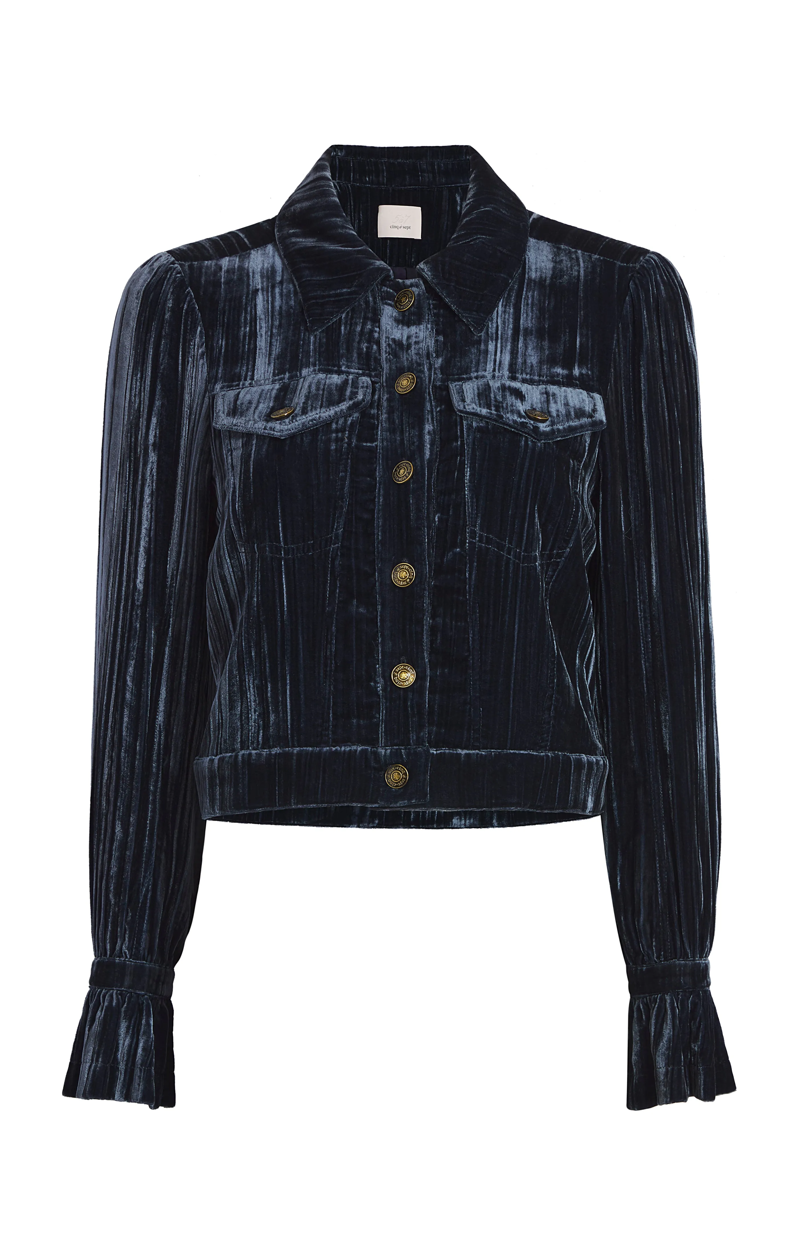 Crushed Velvet Dillon Jacket sold by cinq a sept