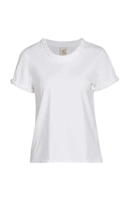 Braided Tee sold by cinq a sept