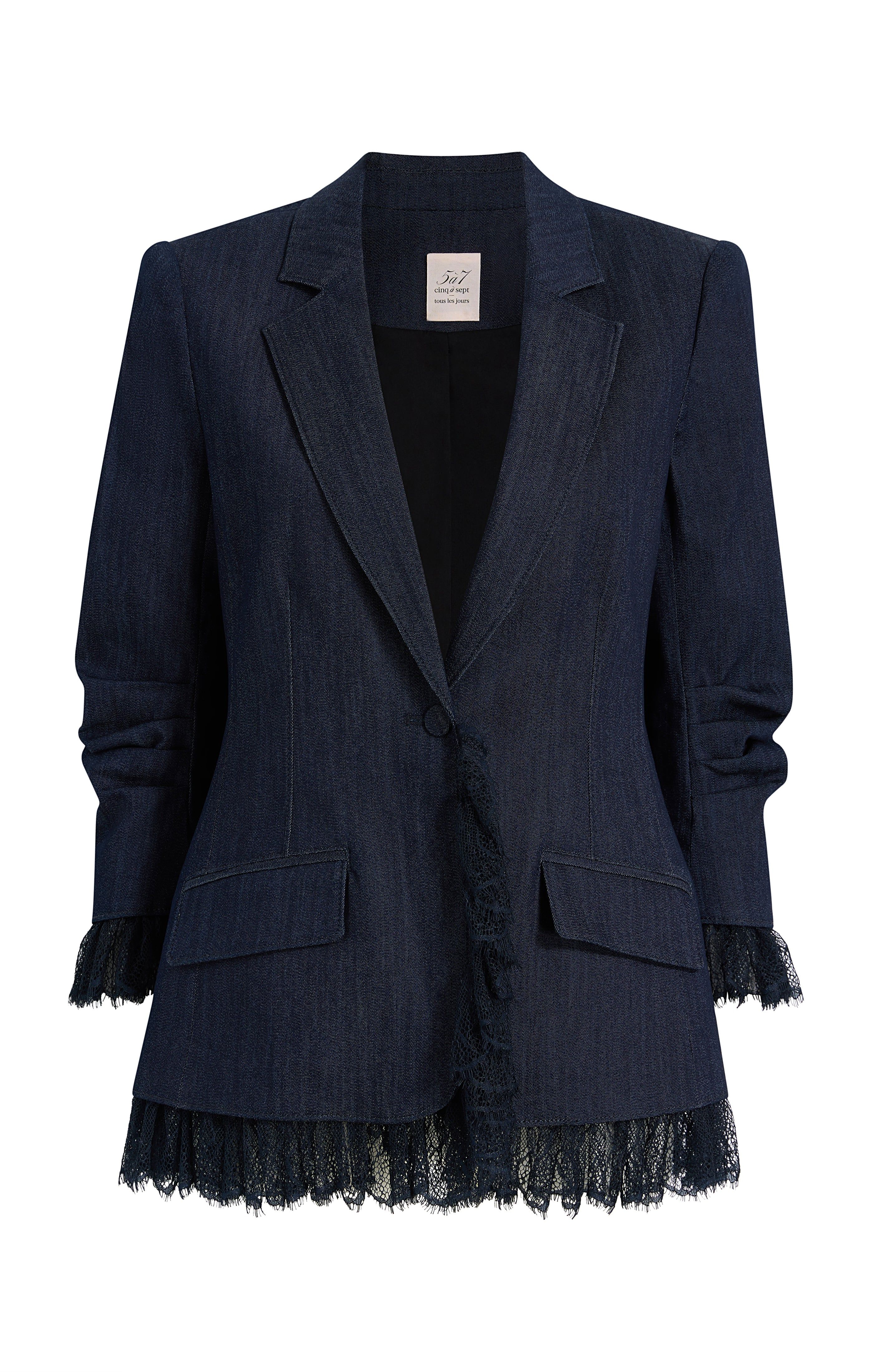 Denim Roxie Blazer sold by cinq a sept
