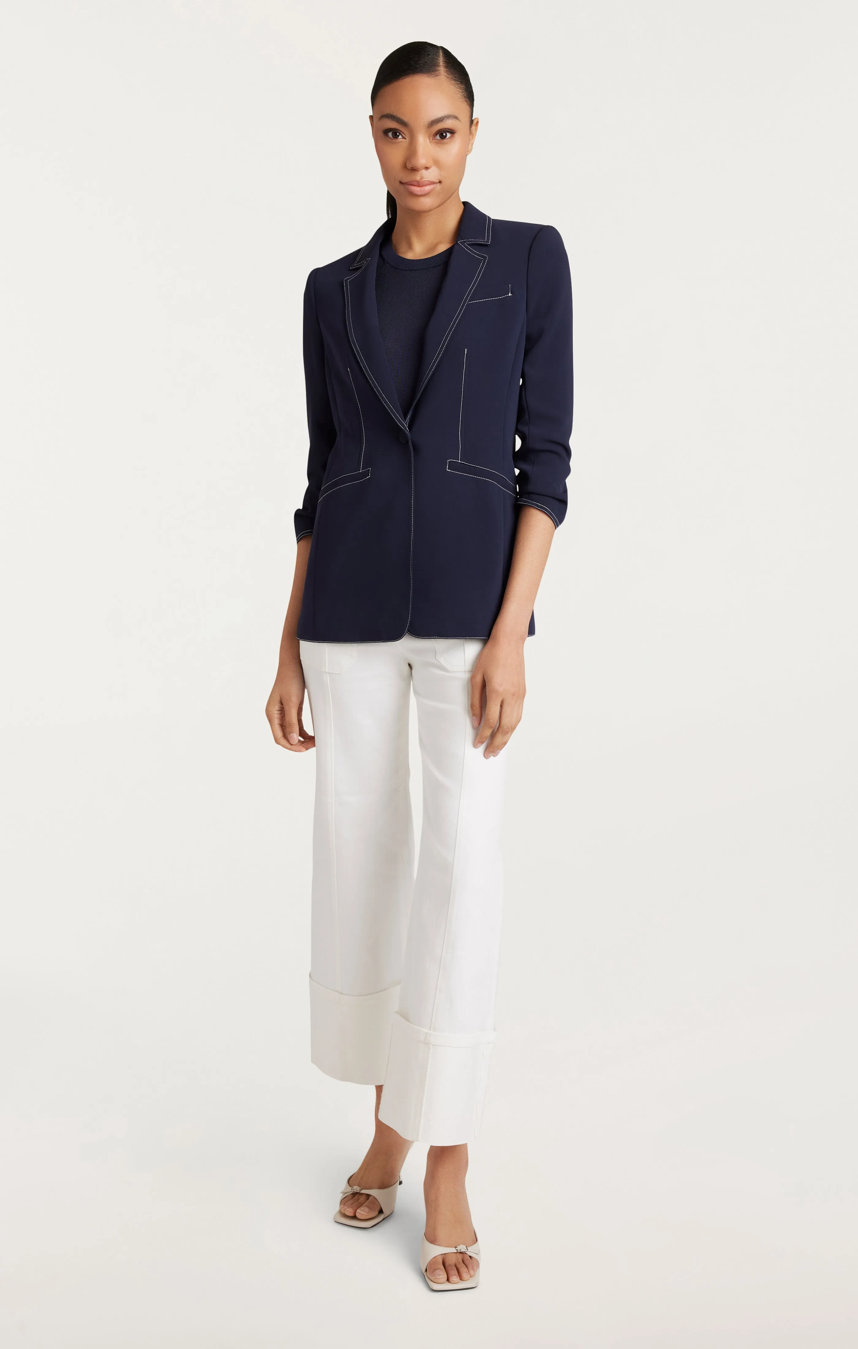 Crepe Khloe Blazer sold by cinq a sept product image thumbnail 2