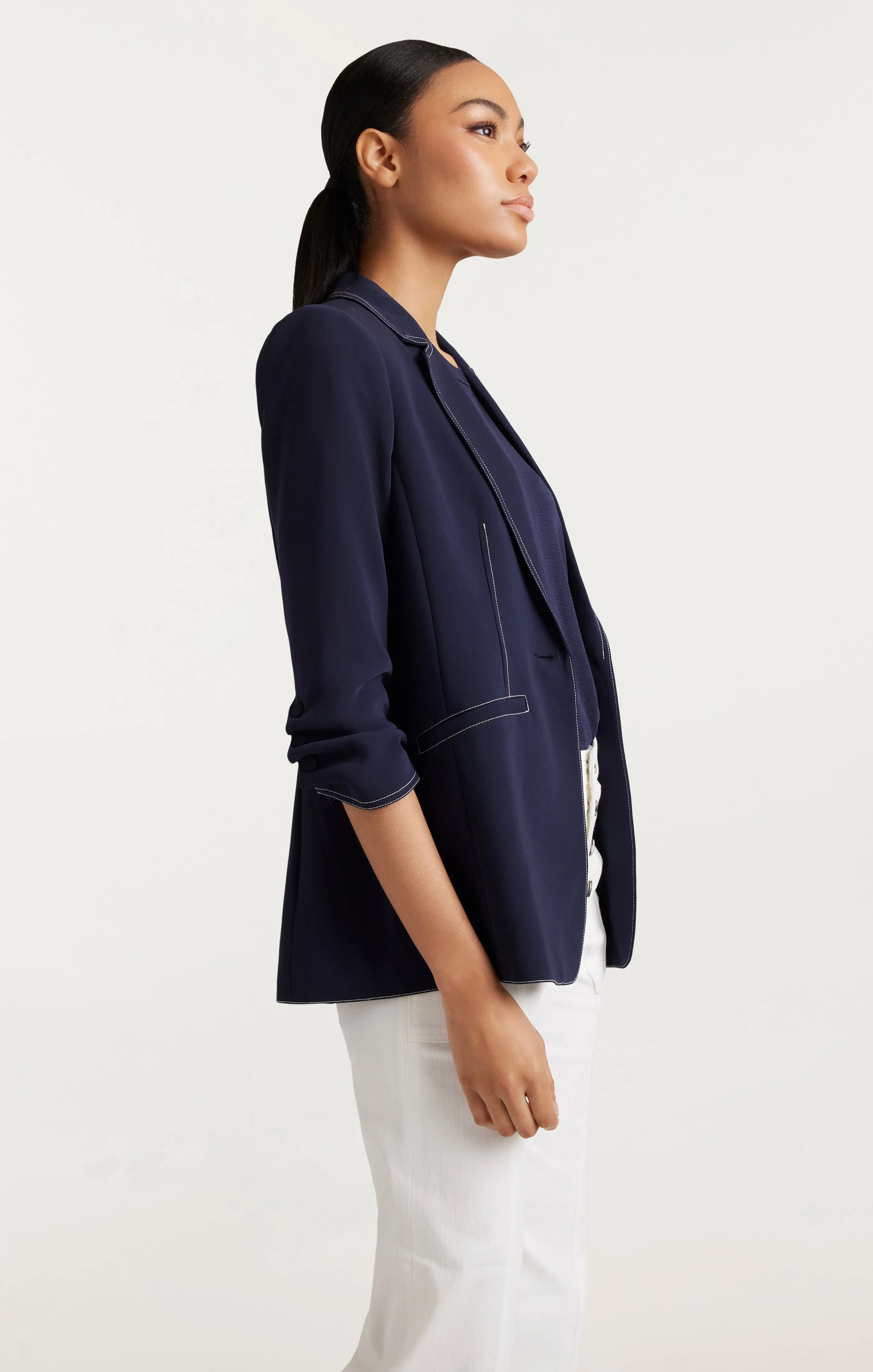 Crepe Khloe Blazer sold by cinq a sept product image thumbnail 5