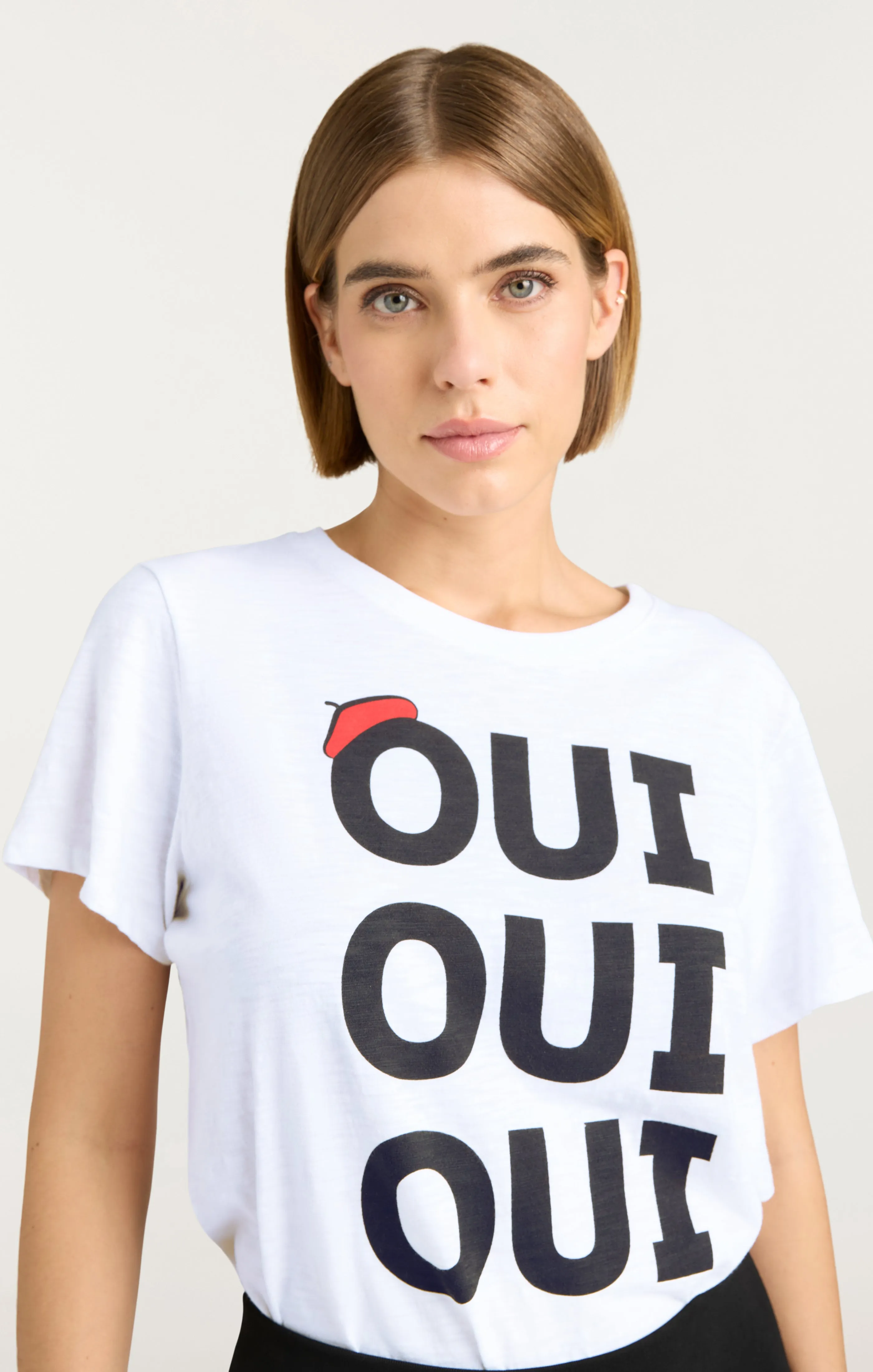 Oui Oui Oui Shrunken Tee sold by cinq a sept product image thumbnail 5