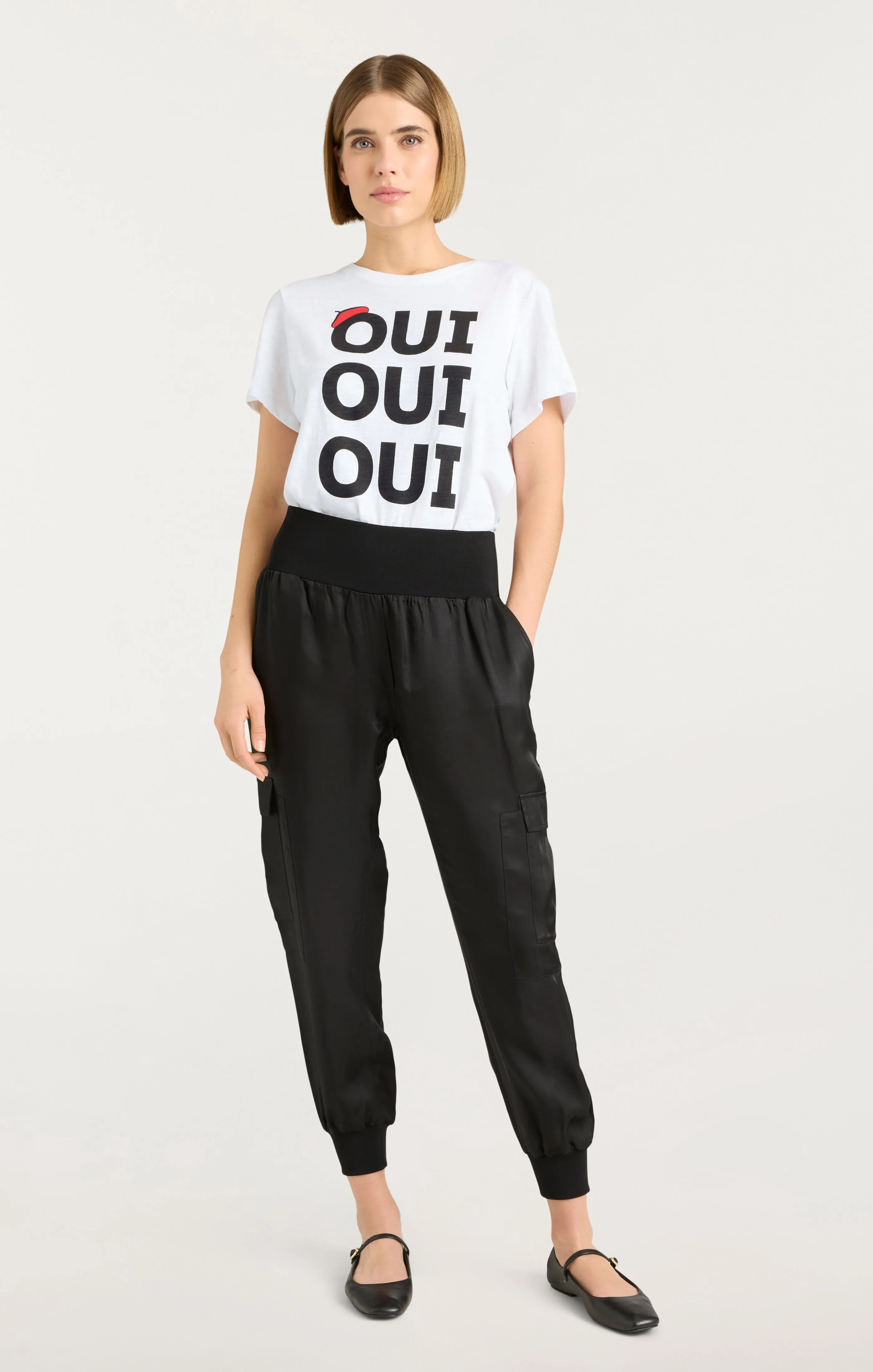 Oui Oui Oui Shrunken Tee sold by cinq a sept product image thumbnail 2